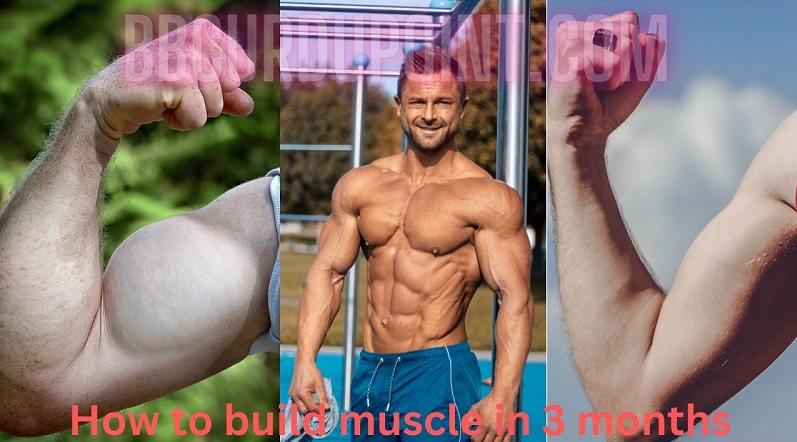 How to build muscle in 3 months